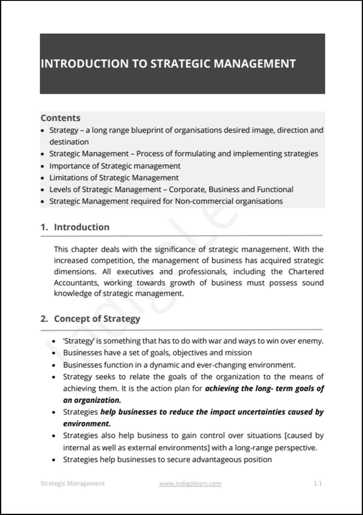 Mastering CA Inter Strategic Management: Key Q&A Insights